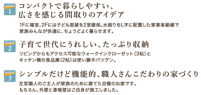 安曇野市コンパクトハウス完成見学会見どこ